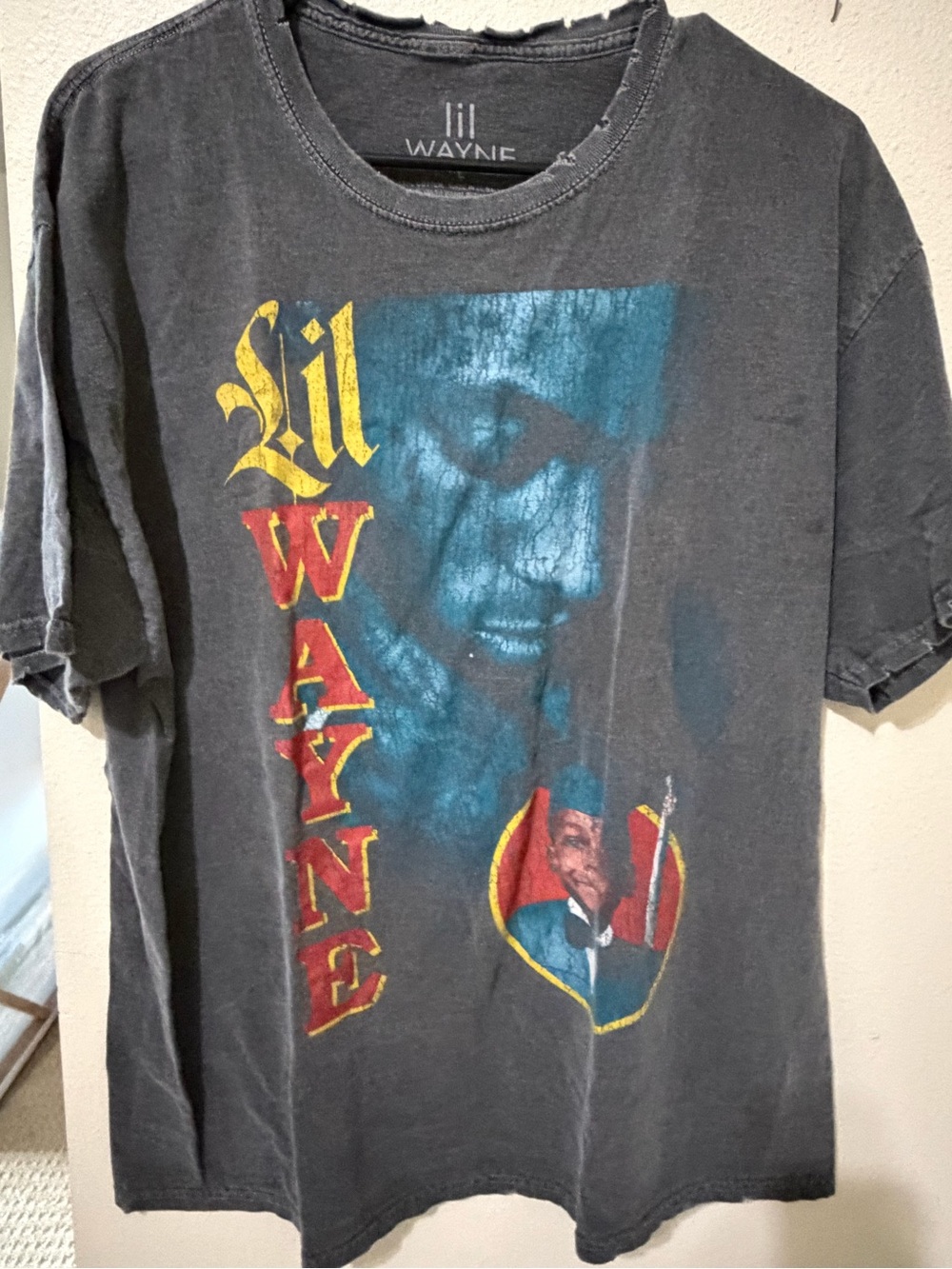 Lil Wayne Graphic Tee - Black Vintage-Style Men’s Shirt